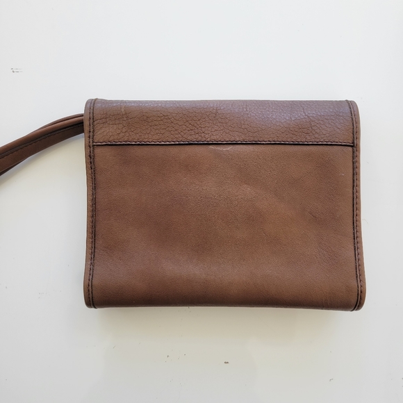 Christian Daniel | Brown Leather Large Clutch - Picture 8 of 11